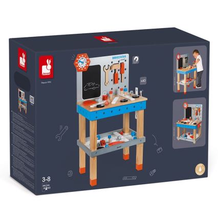 Janod - Oficina para criança com ferramentas BRICOKIDS