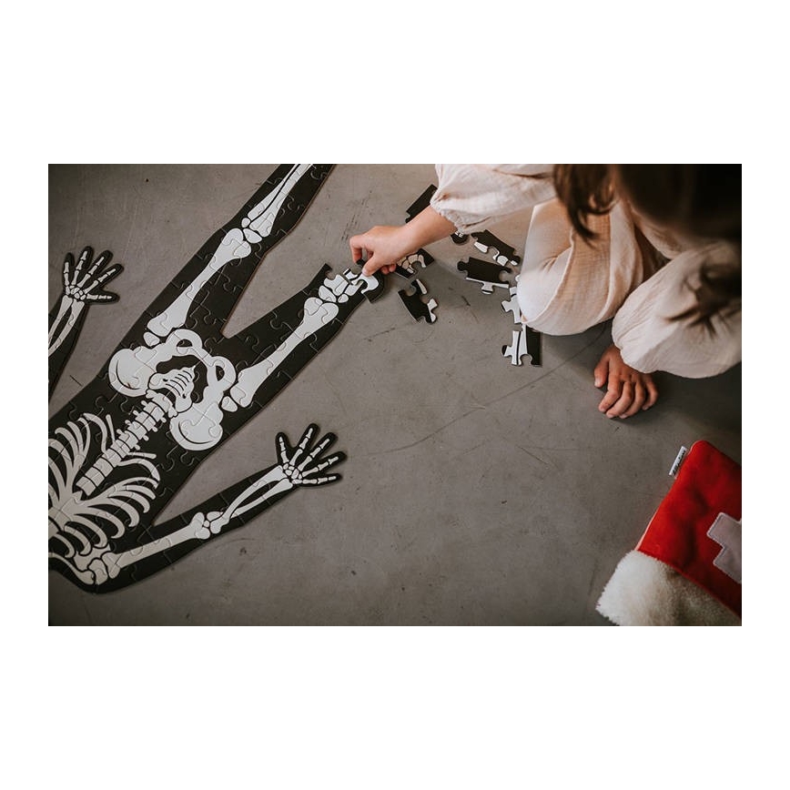 Janod - Puzzle educativo para crianças 225 pcs corpo humano