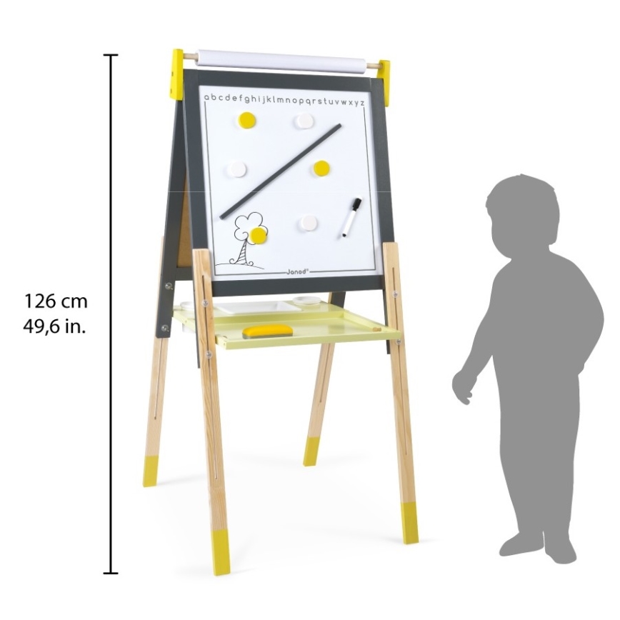 Janod - Quadro magnético cinzento