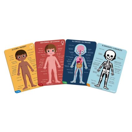 Janod - Quebra-cabeça educativo infantil 225 peças corpo humano