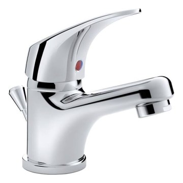 JIKA H3111N10041111 - Torneira do lavatório + resíduos com descarga TALAS 12,3 cm cromado brilhante