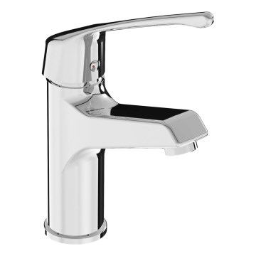 JIKA H3111W10045101 - Torneira de lavatório com manípulo médico CUBE 16,4 cm cromado brilhante