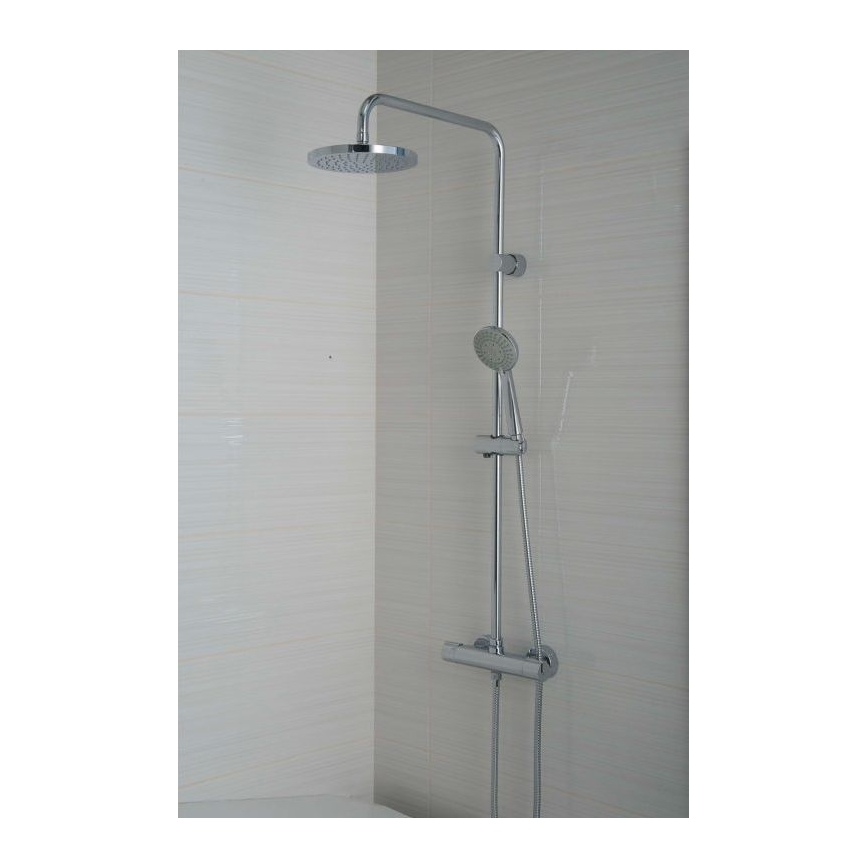 JIKA H3337170045711 - Conjunto de duche com torneira termostática MIO cromado brilhante