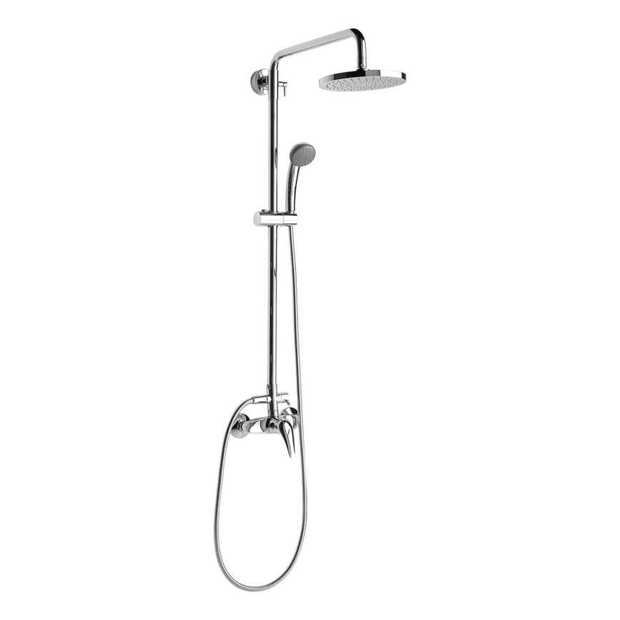 JIKA H3352770040001 - Conjunto de chuveiro com torneira LYRA cromado brilhante
