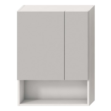 JIKA H4532410383041 - Armário com espelho com uma prateleira LYRA 80x60 cm branco