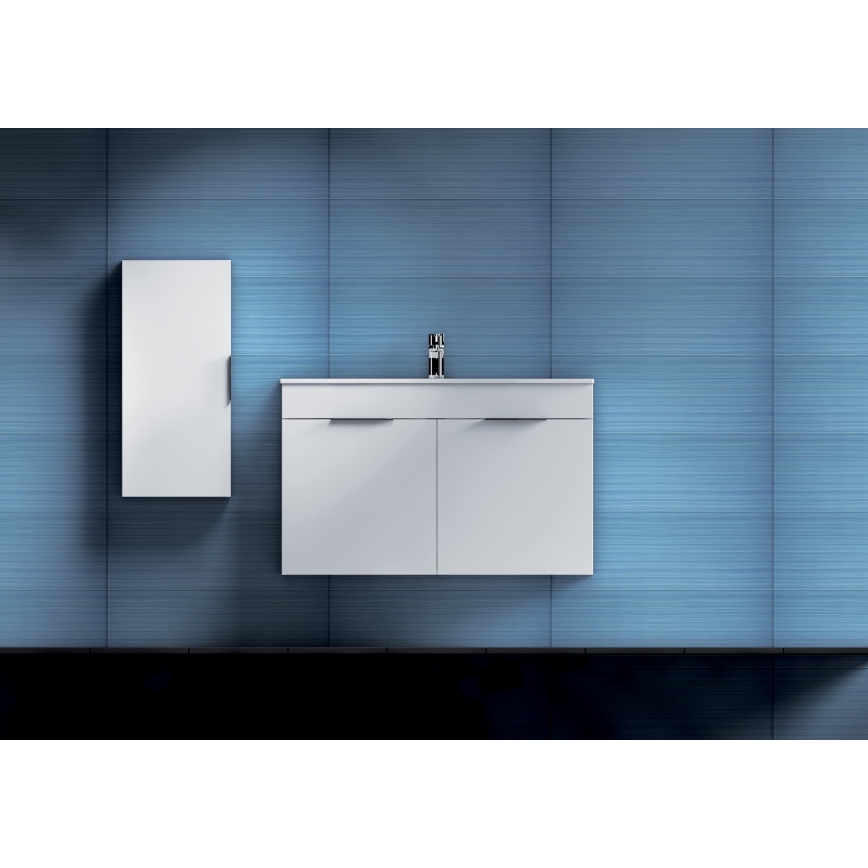 JIKA H4536011763001 - Armário de casa de banho com bacia CUBE 60,7x65 cm branco