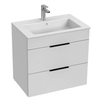 JIKA H4536021763001 - Armário de casa de banho com bacia CUBE 60,7x65 cm branco
