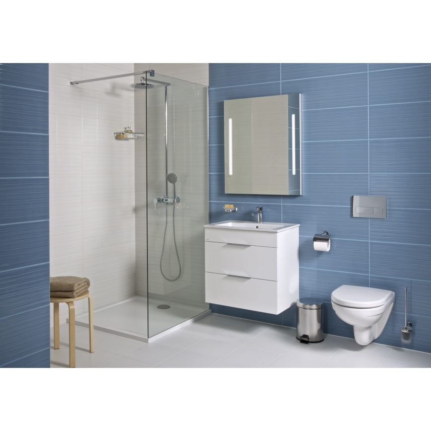 JIKA H4536021763001 - Armário de casa de banho com bacia CUBE 60,7x65 cm branco