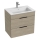 JIKA H4536021765141 - Armário de casa de banho com bacia CUBE 60,7x65 cm cinza