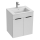 JIKA H4536111763001 - Armário de casa de banho com bacia CUBE 60,7x55 cm branco