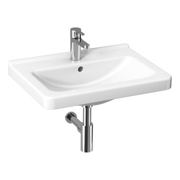 JIKA H8104240001041 - Lavatório suspenso CUBITO 65x48,5 cm cerâmica/branco
