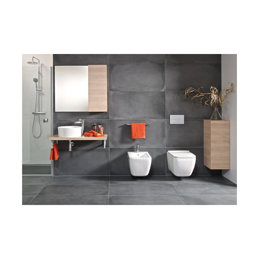 JIKA H8184200001121 - Lavatório de bancada CUBITO diâmetro 40 cm cerâmica/branco
