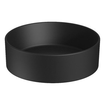 JIKA H8184207161121 - Lavatório de bancada CUBITO diâmetro 40 cm cerâmica/mate preto