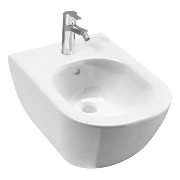 JIKA H8317121003021 - Bidé de parede MIO cerâmica/perolado branco