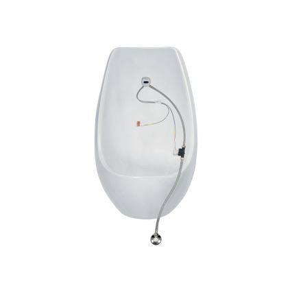 JIKA H8411010004871 - Urinol com sensor DOMINO 24V entrada traseira, descarga traseira cerâmica/branco