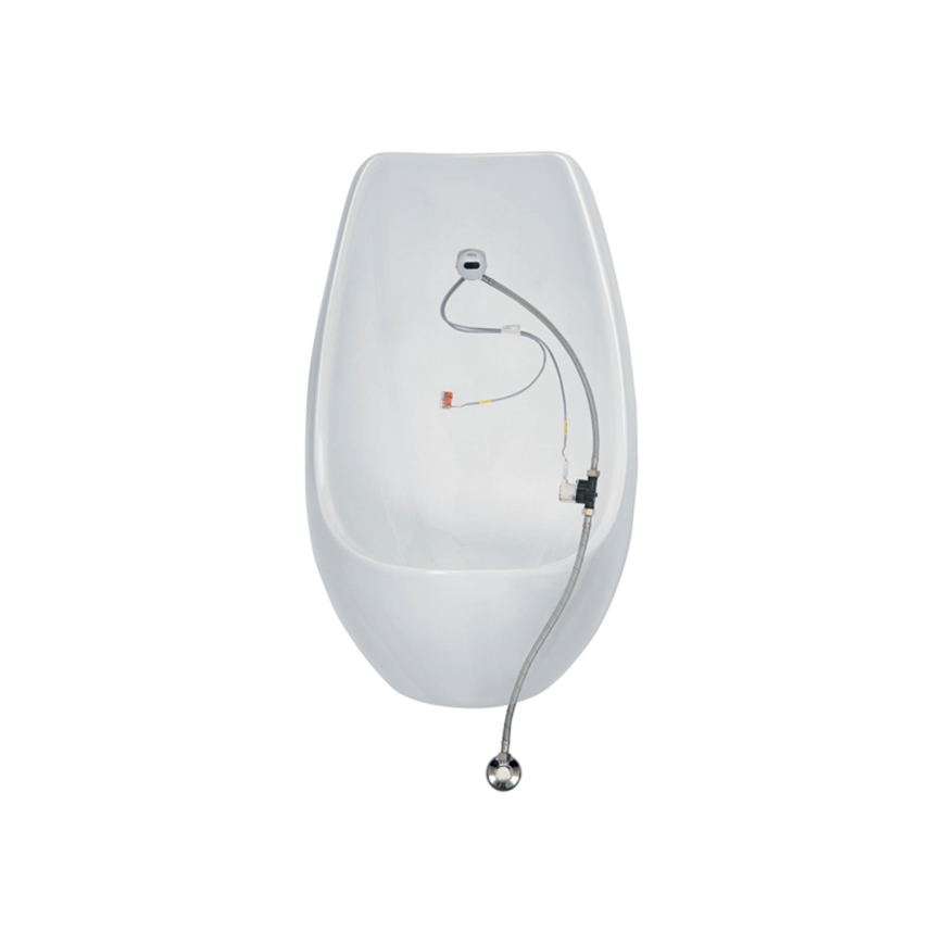 JIKA H8411010004871 - Urinol com sensor DOMINO 24V entrada traseira, descarga traseira cerâmica/branco