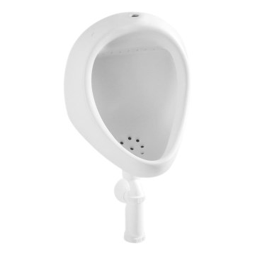 JIKA H8441000004401 - Urinol KORINT entrada externa, descarga inferior cerâmica/branco