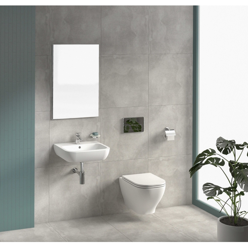 JIKA H8666180000001 - Sanita suspensa DEEP cerâmica/branco + Assento SoftClose DEEP duroplástico/branco
