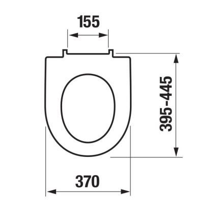 JIKA H8903850000631 - Assento de sanita SoftClose LYRA duroplast/branco