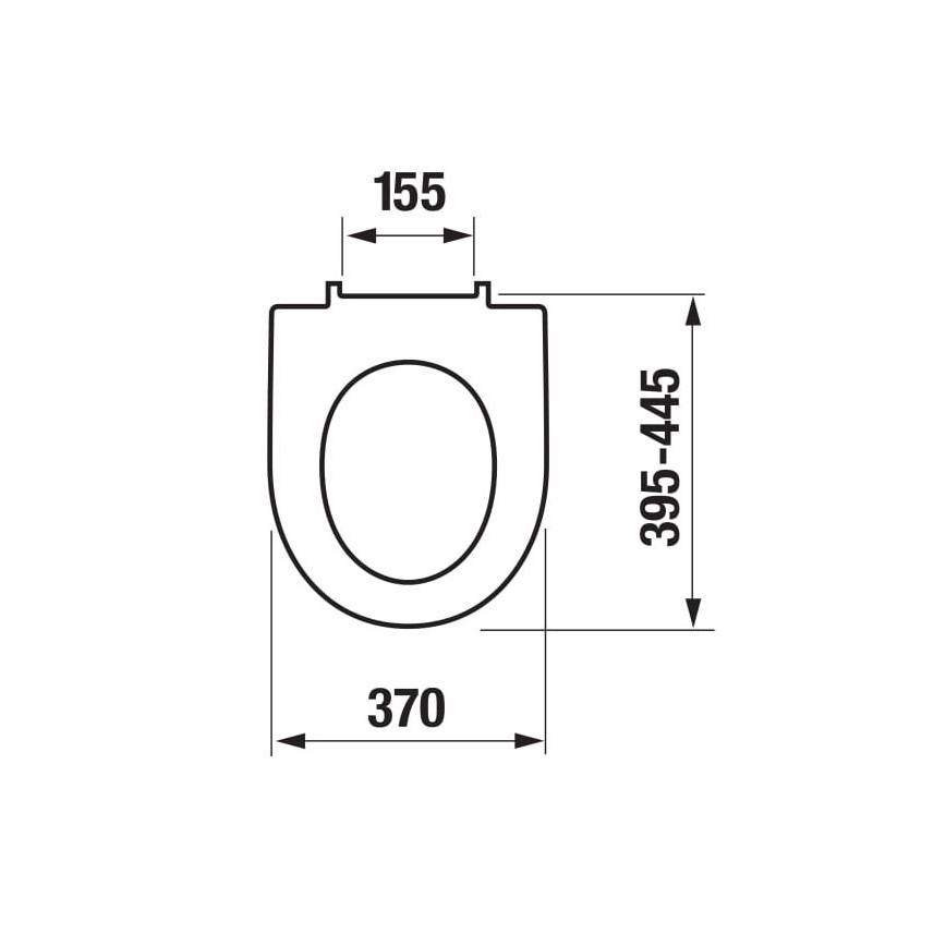 JIKA H8903850000631 - Assento de sanita SoftClose LYRA duroplast/branco