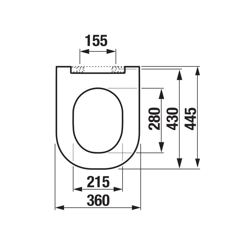 JIKA H8917150000631 - Assento de sanita MIO duroplast/branco