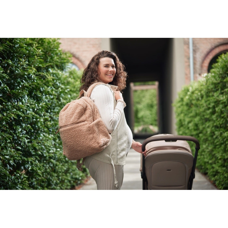 Jollein - Mochila para muda de roupa bege