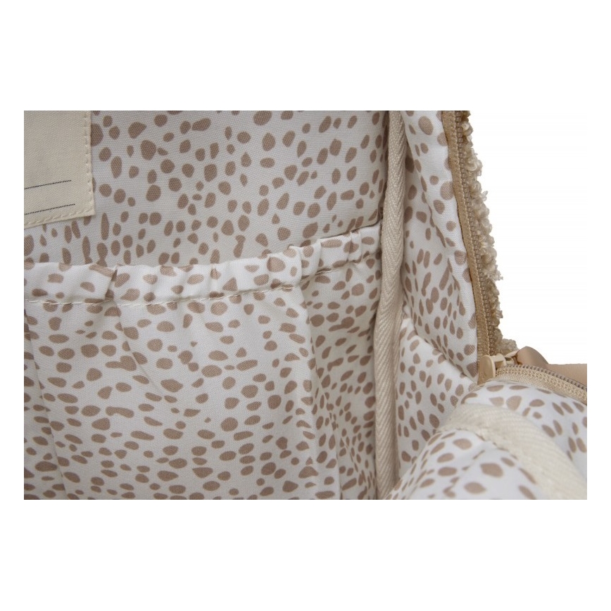 Jollein - Mochila para muda de roupa bege