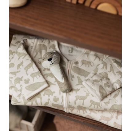 Jollein - Saco de dormir 2em1 3-9 meses 3 TOG Animals Olive Green