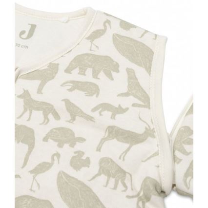 Jollein - Saco de dormir 2em1 3-9 meses 3 TOG Animals Olive Green
