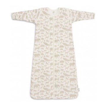Jollein - Saco de dormir 2em1 6-18 meses 3 TOG Animals Nougat