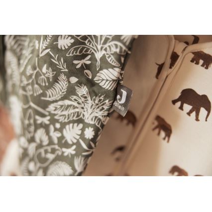 Jollein - Saco de dormir 2em1 6-18 meses 3 TOG Botanical Leaf Green