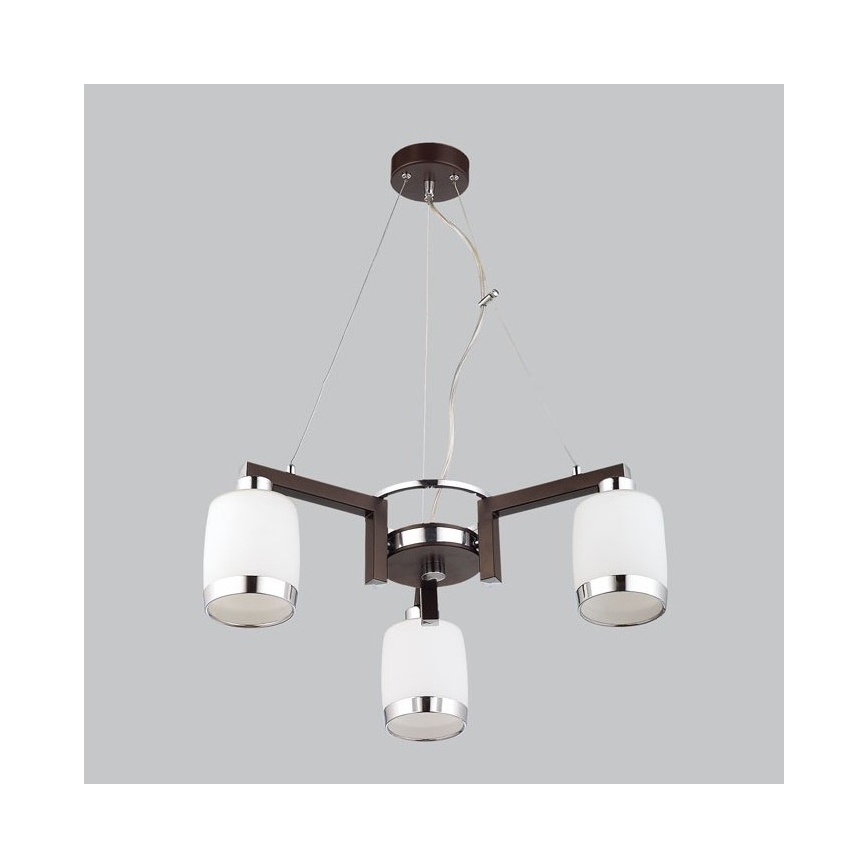 Jupiter 1058 LN3 - Candelabro pendente LINEA 3xE27/60W/230V