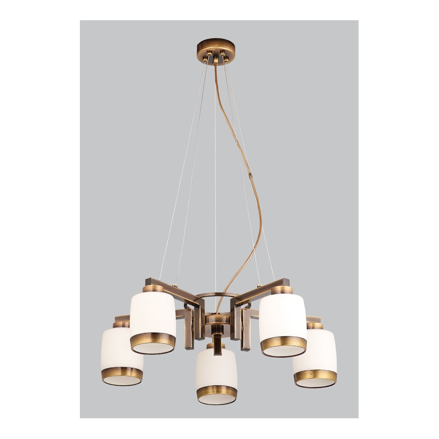 Jupiter 1062 - LN5 - Candelabro pendente LINEA 5xE27/60W/230V