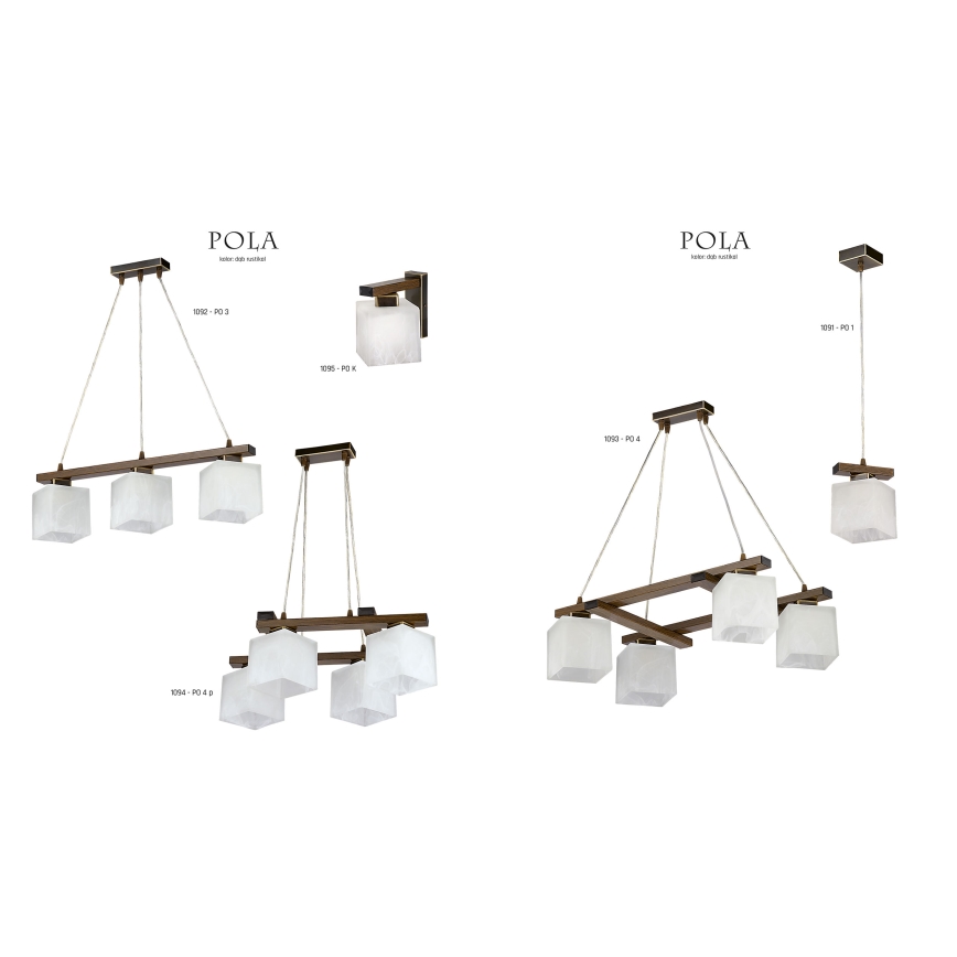 Jupiter 1092 - PO3 - Candelabro pendente POLA 3xE27/60W/230V