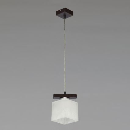 Jupiter 1096 - PO1 - Candelabro pendente POLA 1xE27/60W/230V wenge