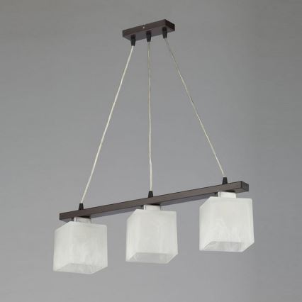 Jupiter 1097 - PO 3 - Candelabro POLA 3xE27/60W/230V wenge