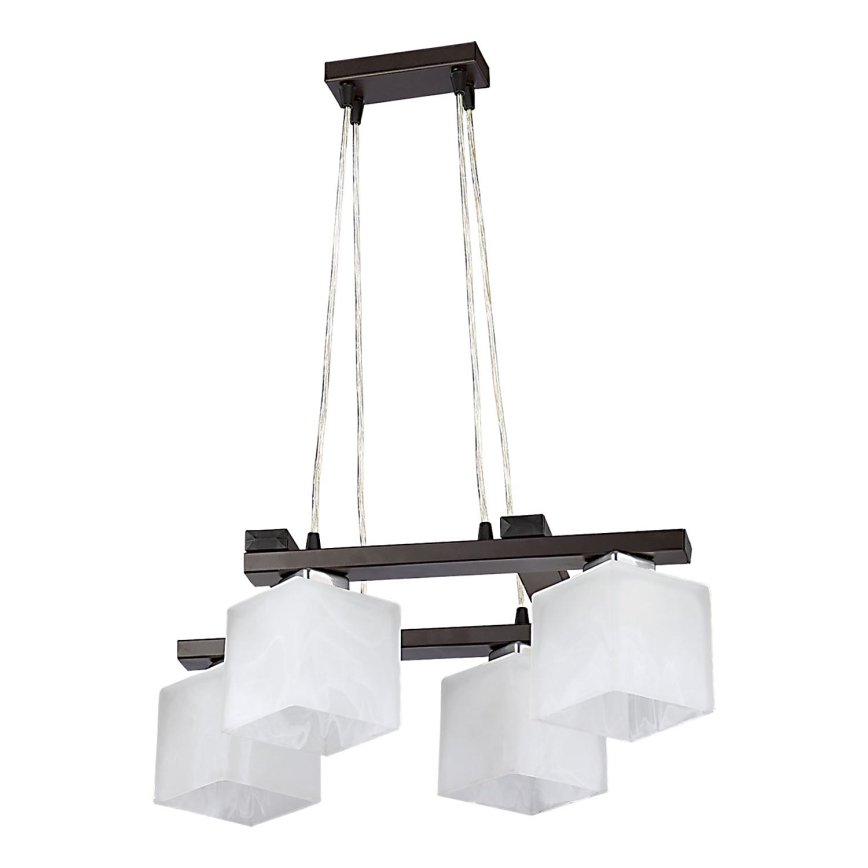 Jupiter 1099 - PO 4 p - Candelabro pendente POLA 4xE27/60W/230V wenge