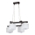 Jupiter 1099 - PO 4 p - Candelabro pendente POLA 4xE27/60W/230V wenge
