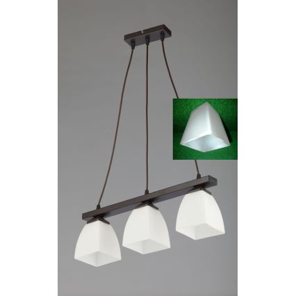Jupiter 1111 - AB3 - Candelabro pendente ALBA 3xE27/60W/230V