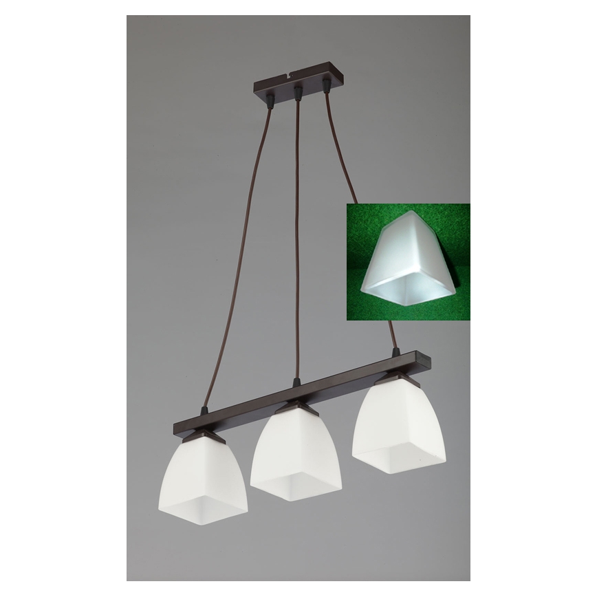 Jupiter 1111 - AB3 - Candelabro pendente ALBA 3xE27/60W/230V