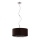 JUPITER 1118-AV1 - Luz pendente AVEO 1xE27/60W wenge transparente vidro