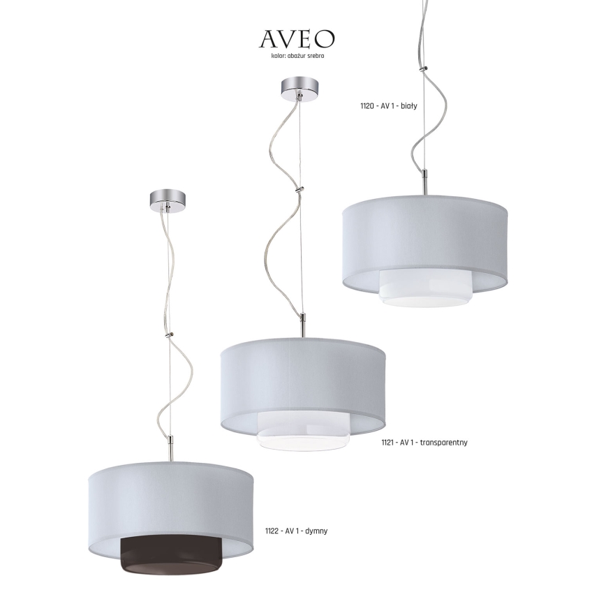 Jupiter 1121 - AV 1 - Luz pendente AVEO 1xE27/80W/230V