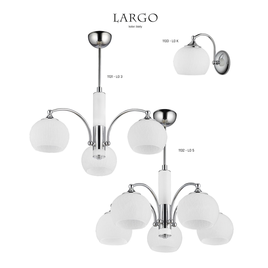 Jupiter 1131 - LO3 - Luz pendente LARGO 3xE27/60W/230V