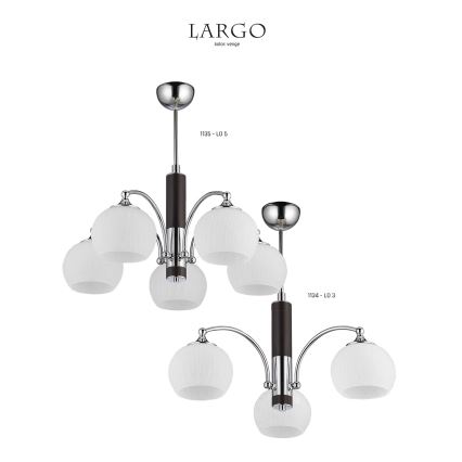Jupiter 1134 - LO 3 - Luz pendente LARGO 3xE27/60W/230V