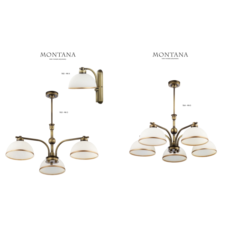 Jupiter 1164 - Luz pendente MONTANA 5xE27/60W/230V
