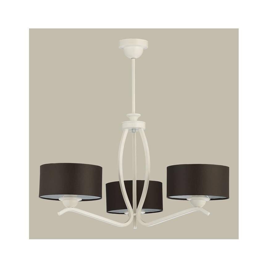Jupiter 1191 - KS 3 - Luz pendente KASZMIR 3xE27/60W/230V