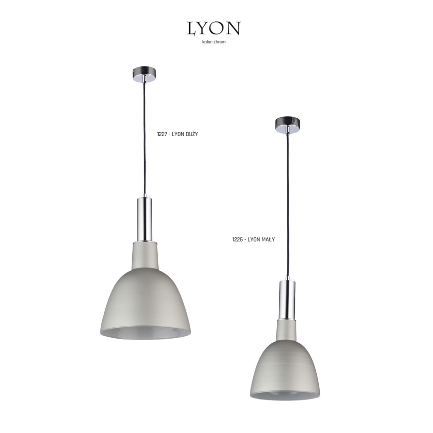 JUPITER 1226-LYONMALY - Luz pendente LYON 1xE27/60W