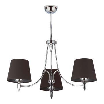 Jupiter 1254 - GX 3 - Candelabro pendente GALAXY 3xE27/60W/230V
