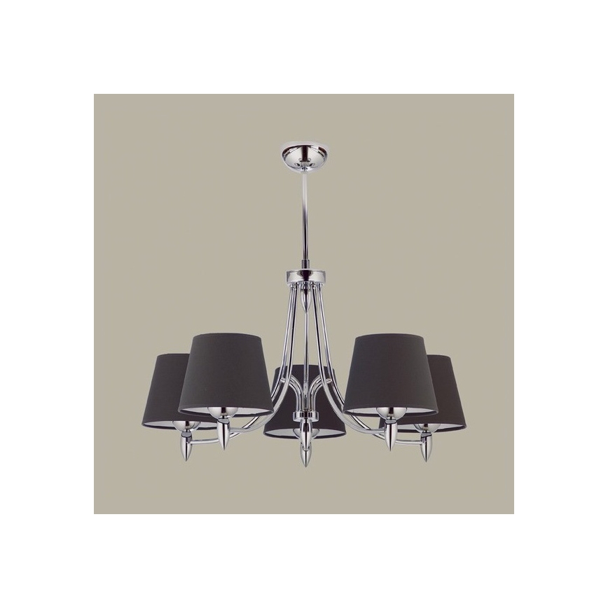 Jupiter 1255 - GX 5 - Candelabro pendente GALAXY 5xE27/60W/230V