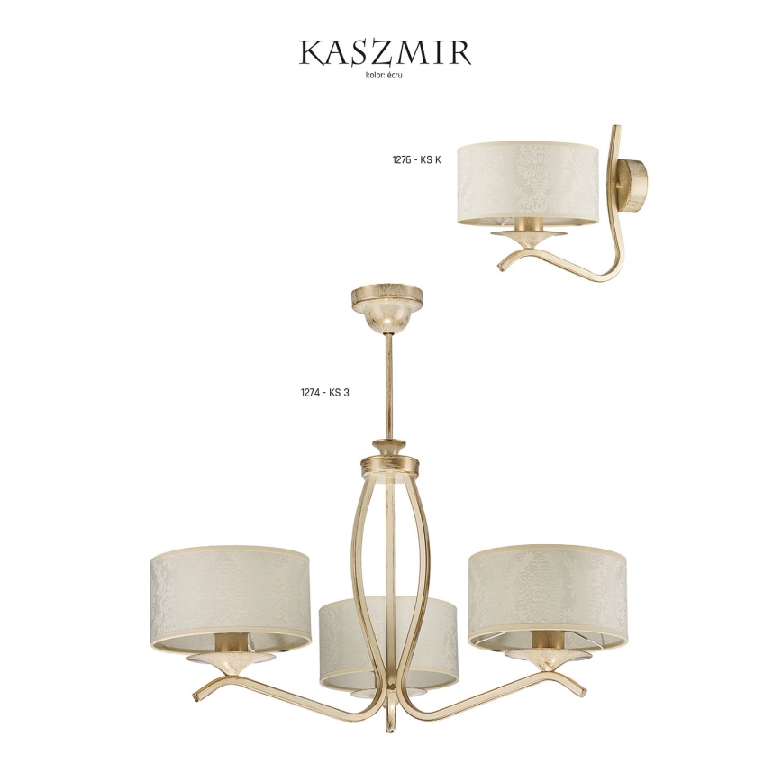 JUPITER 1274-KS3E - Candelabro KASZMIR 3xE27/60W